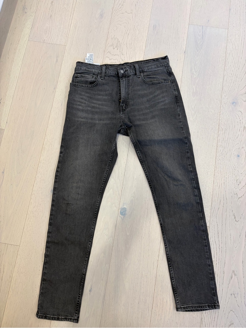 Levi's Men's 512 Slim Straight Black Wash Jeans 33x32 - Brand New
